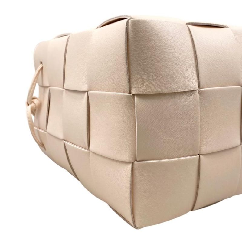 Bottega Veneta Shoulder Bag Small Cassette Bucket Bag 680218 Lambskin Pink