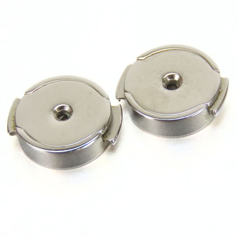 Hermes Earrings Cage De Assches H Cube Metal Black Silver Plated Accessories