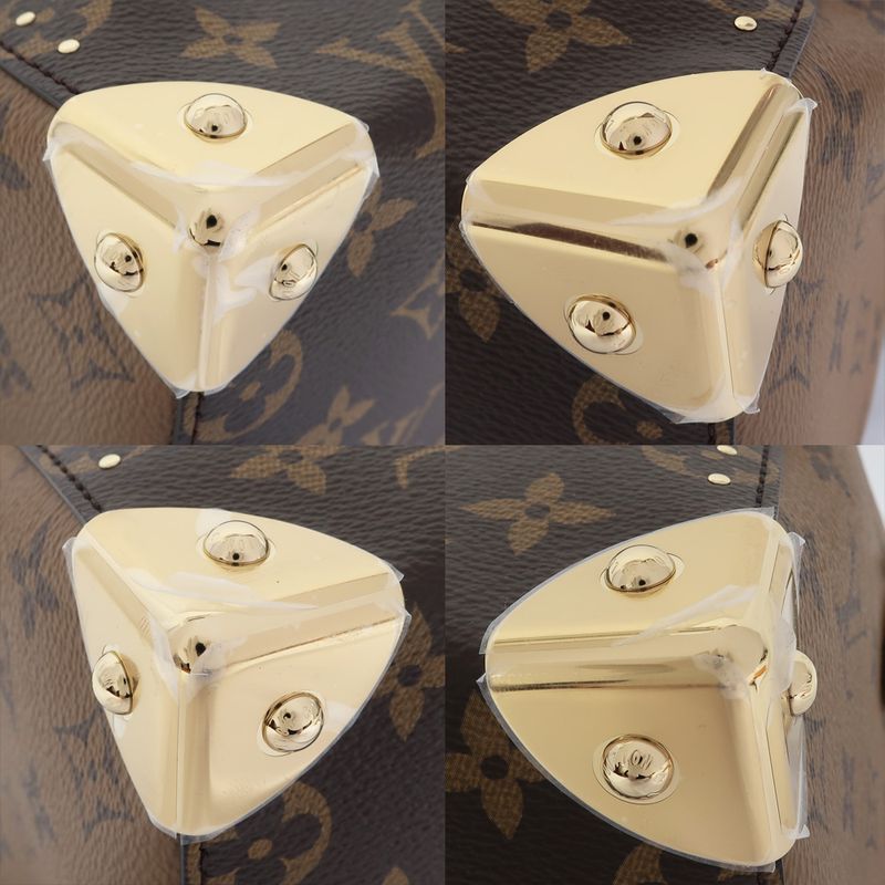 White Louis Vuitton Speedy Trunk 25 Monogram M26181 Handbag Shoulder - Mini