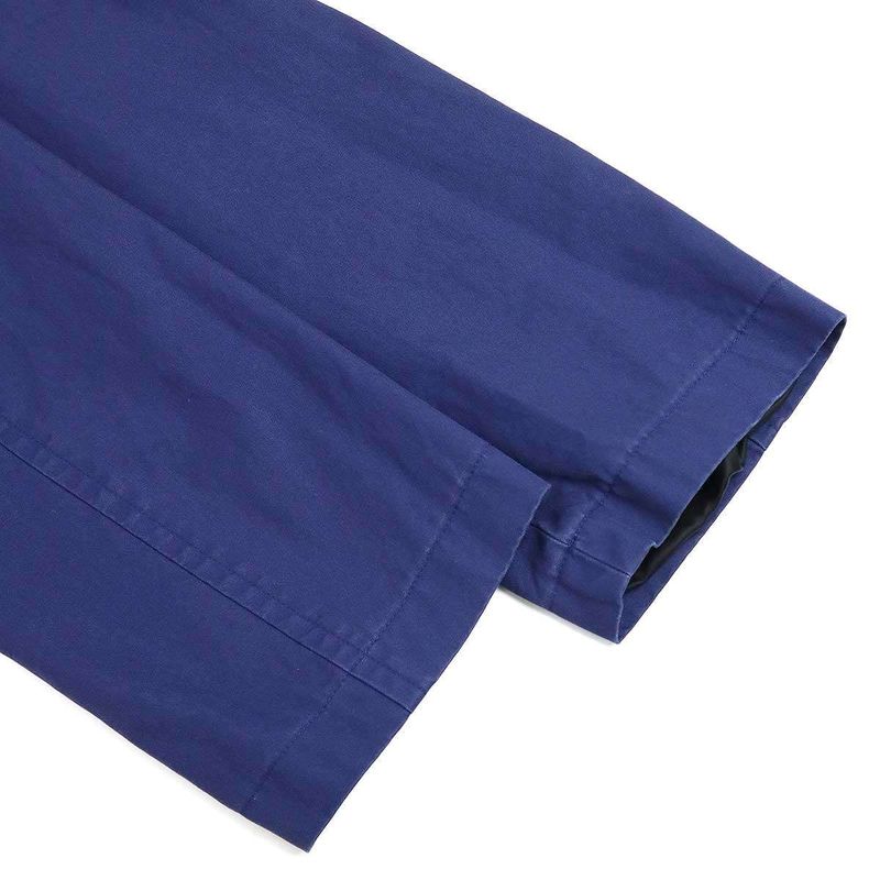 Balenciaga 22ss Safety Pin Cotton Long Coat 681165 Tkp06 Blue 2