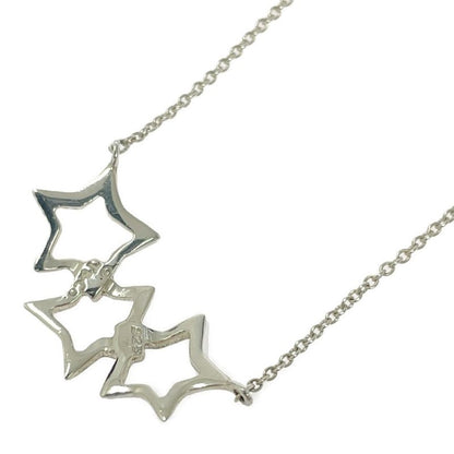 Tiffany & Co Silver Triple Star Necklace 2.2g 925 Engraved 426826 Necklace