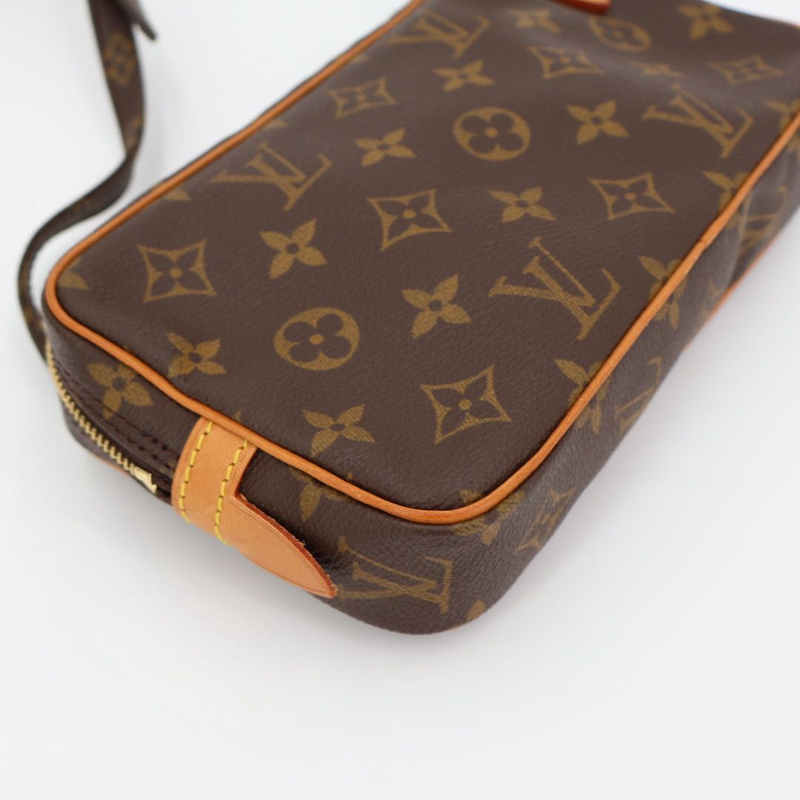 Louis Vuitton Monogram Marly Bandouliere M51828 Brown PVC Shoulder Bag