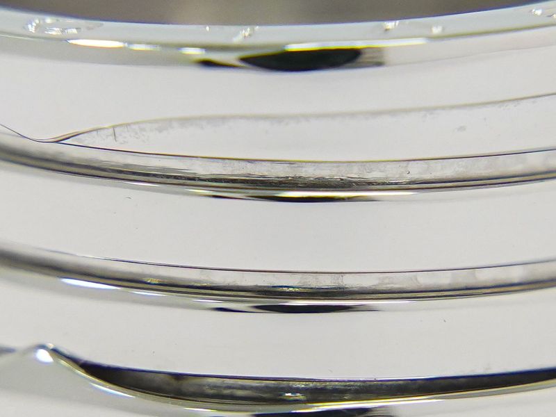 Authentic Bulgari Bvlgari B-zero1 750 WG Ring 60 18.5 White Gold Accessories