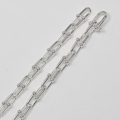 Tiffany & Co Hardware Small Link Silver 925 _ 44g Necklace