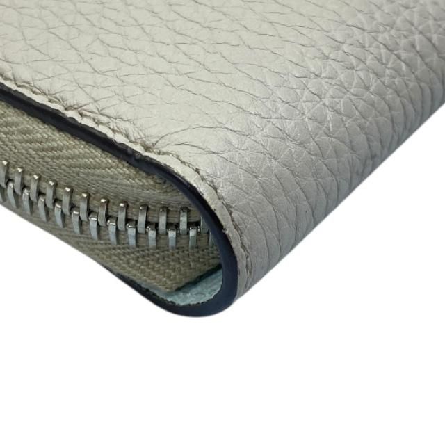 Fendi 7m0210 Wallet Long Wallet Long Round Zipper Leather Graige