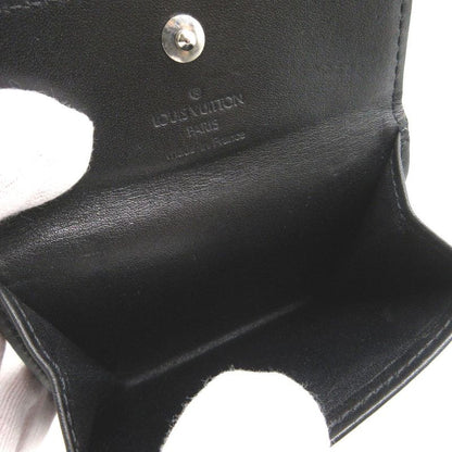 Louis Vuitton Portmonnaie Satin Monogram Coin Case Monogram Satin M92137 Black