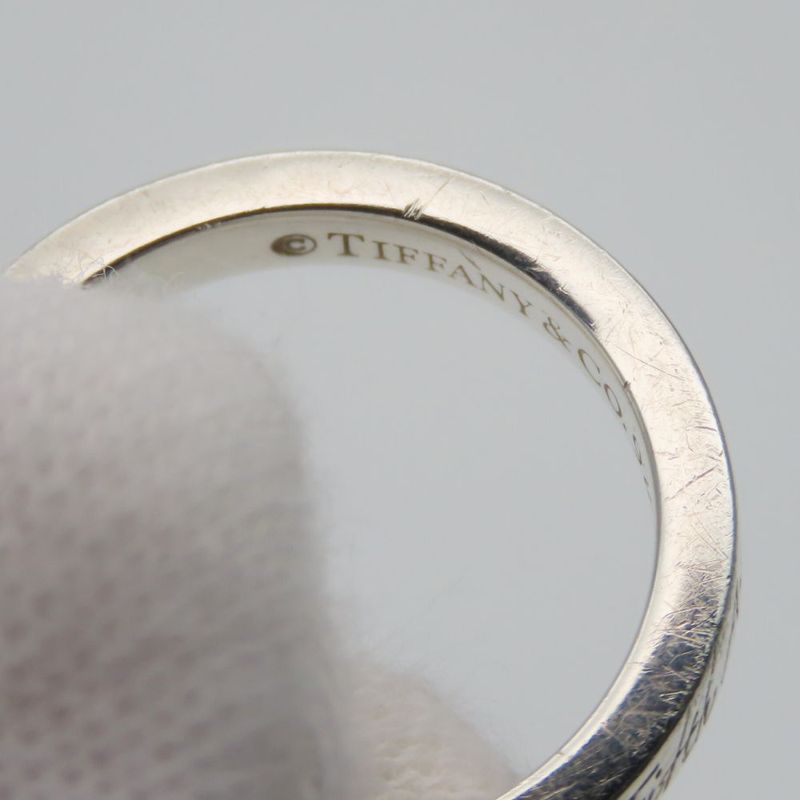Tiffany & Co Ring / Ring Notes Narrow New York 925 Silver Approx 3.1g Silver
