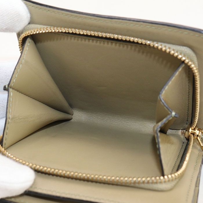 Loewe Compact Zip Wallet Puzzle C510z41x01 Bifold Wallet Leather Women