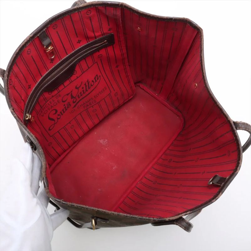 Louis Vuitton Damier Neverfull MM M51105 Leather Tote Bag Shoulder Hand A4