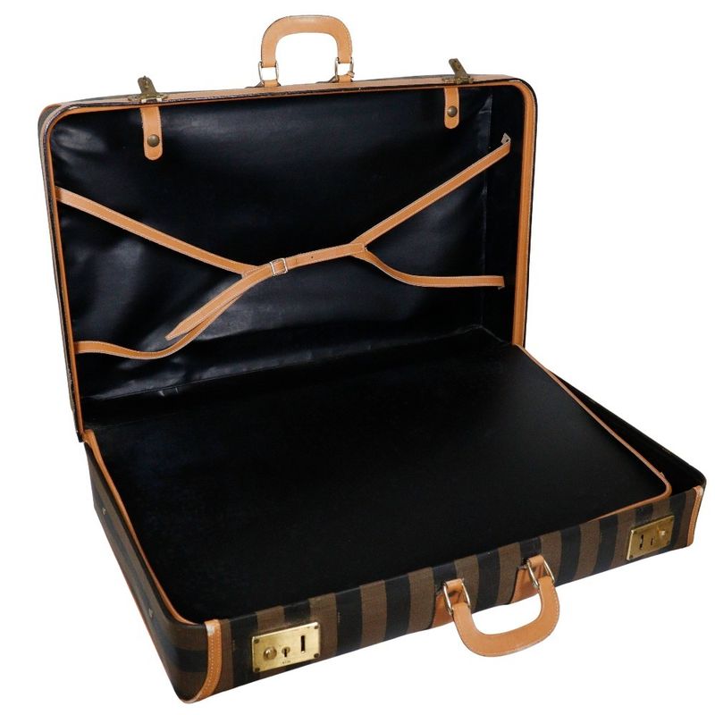 Fendi Pecan Pvc×leather Unisex Carry Bag