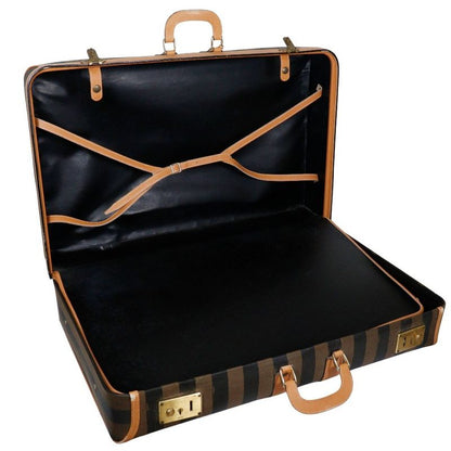 Fendi Pecan Pvc×leather Unisex Carry Bag