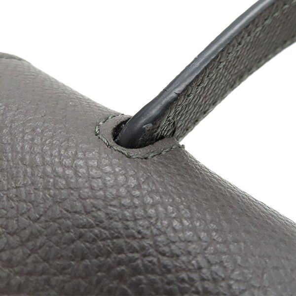 Celine 2way Bag Belt Bag Nano Calf Gray Gold Hardware Handbag Shoulder [storage