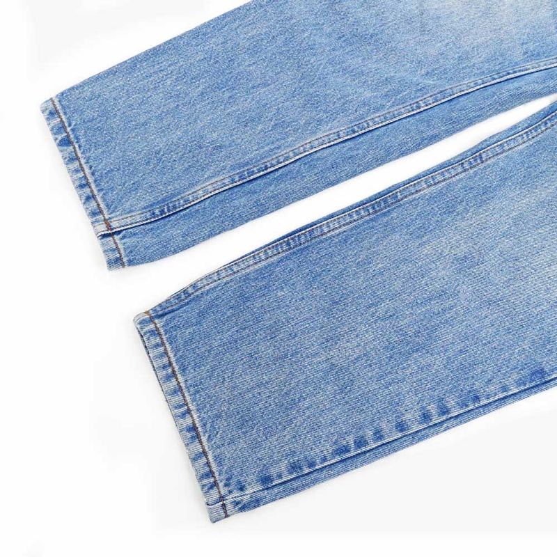 Gucci Denim Pants Pomme Apple 22 Size Blue 502802 Pants Ladies Women's