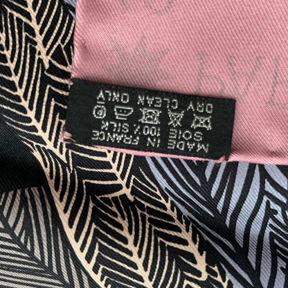 Hermes Carre 90 Zebra Pegasus Pink Scarf 100% Silk With Box