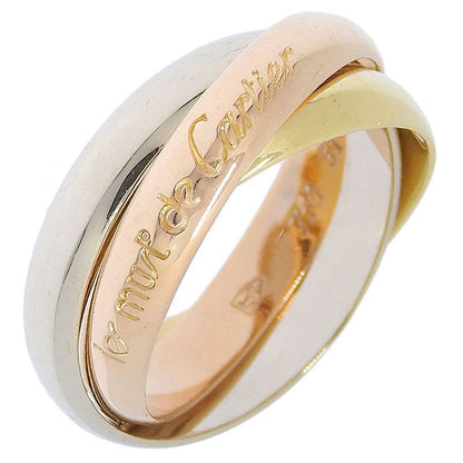 Cartier Trinity 18K Gold (yg×pg×wg) 11.5 Ladies 7.6g Ring