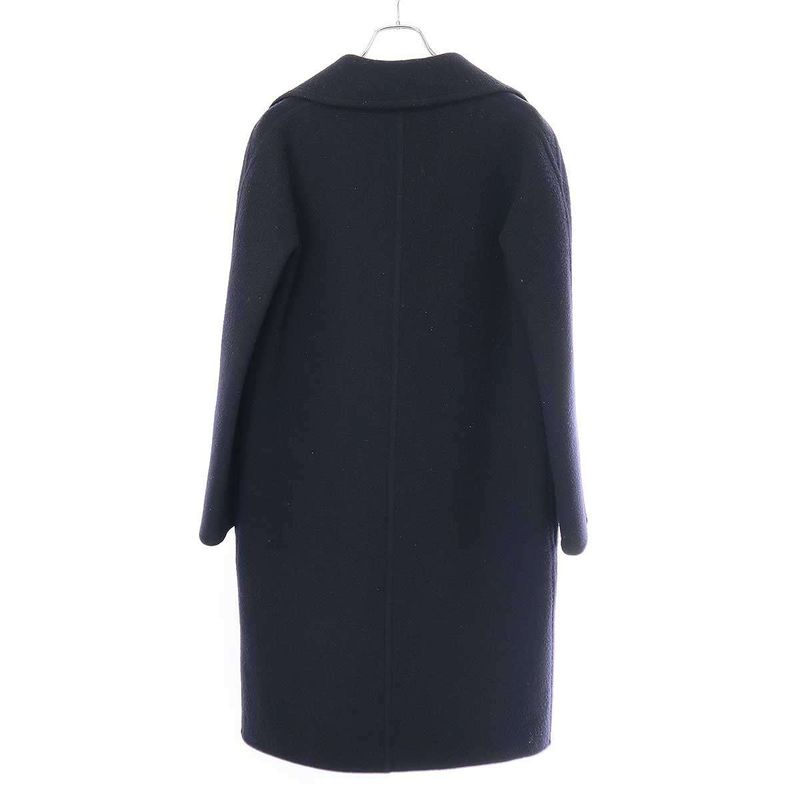 Celine Phoebe Period Wool Long Coat 2 8p02 5955 Navy 38