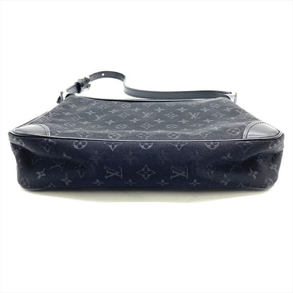 Louis Vuitton Little Boulogne Noir Black Shoulder Bag Monogram Satin M92142