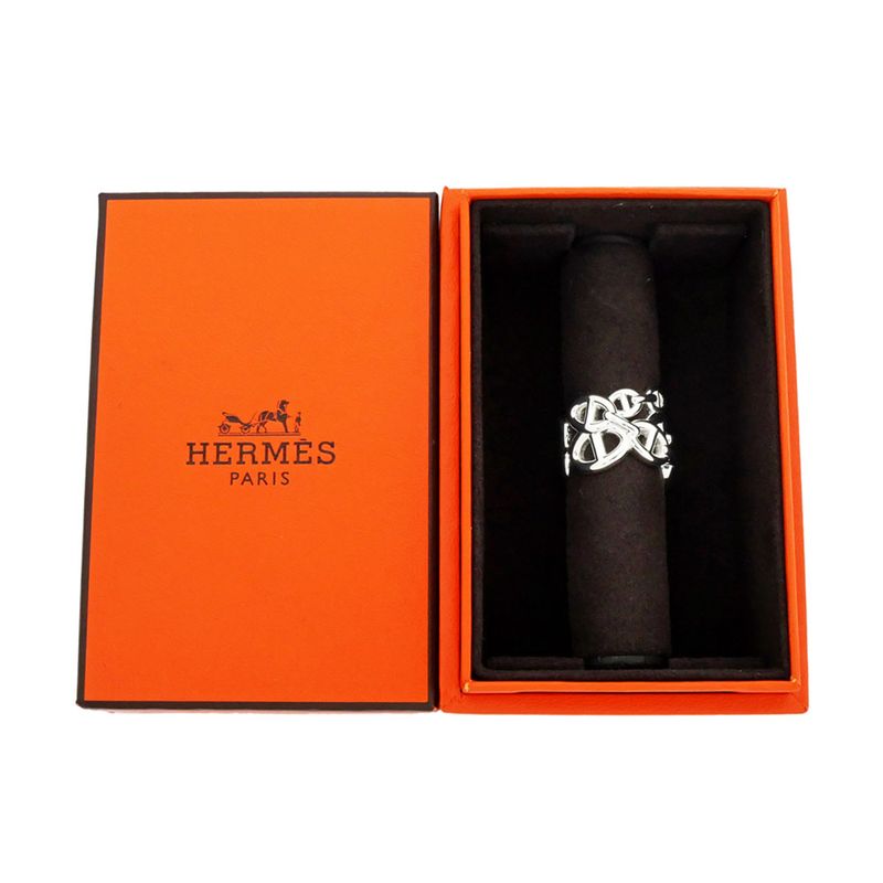Hermes Chaine D'ancre GM Ring Size 46 Ag925 Silver- Ring