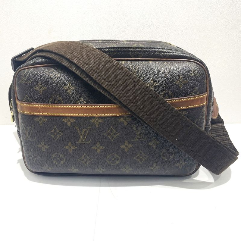 Louis Vuitton Monogram Reporter PM M45254 Shoulder Bag Crossbody Preowned 005428