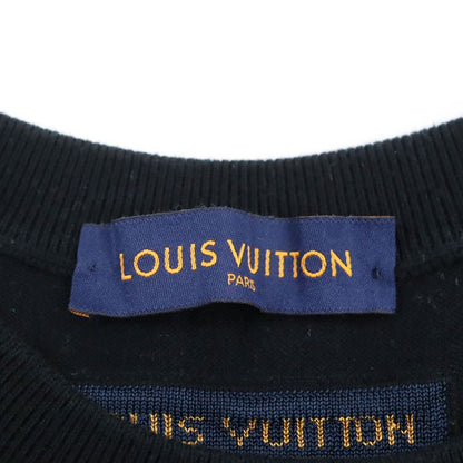 Louis Vuitton 21AW Silk Blend Lettered Short Sleeves Large Size Short Sleeve