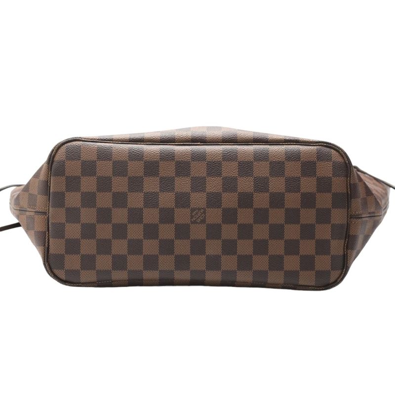 Louis Vuitton N41358 Damier Neverfull MM Pouch None And Tote Bag Louis Vuitton
