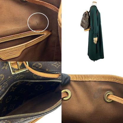 Louis Vuitton Rucksack Backpack Sac Montsouris GM M51135 Monogram Gold Hardware