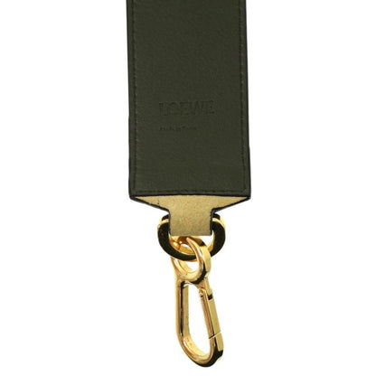 Loewe Puzzle Leather Olive Green Shoulder Strap 0923 Loewe
