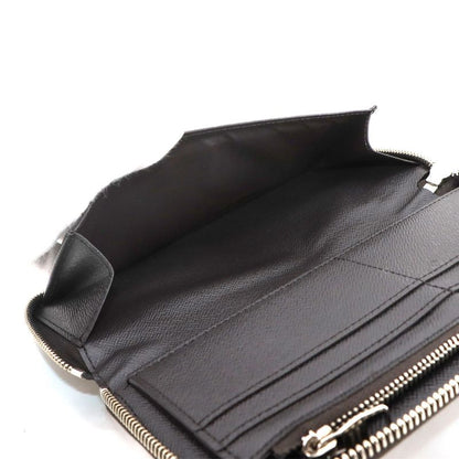 Louis Vuitton Damier Zippy Wallet Vertical Round Zipper Long Wallet Ebène