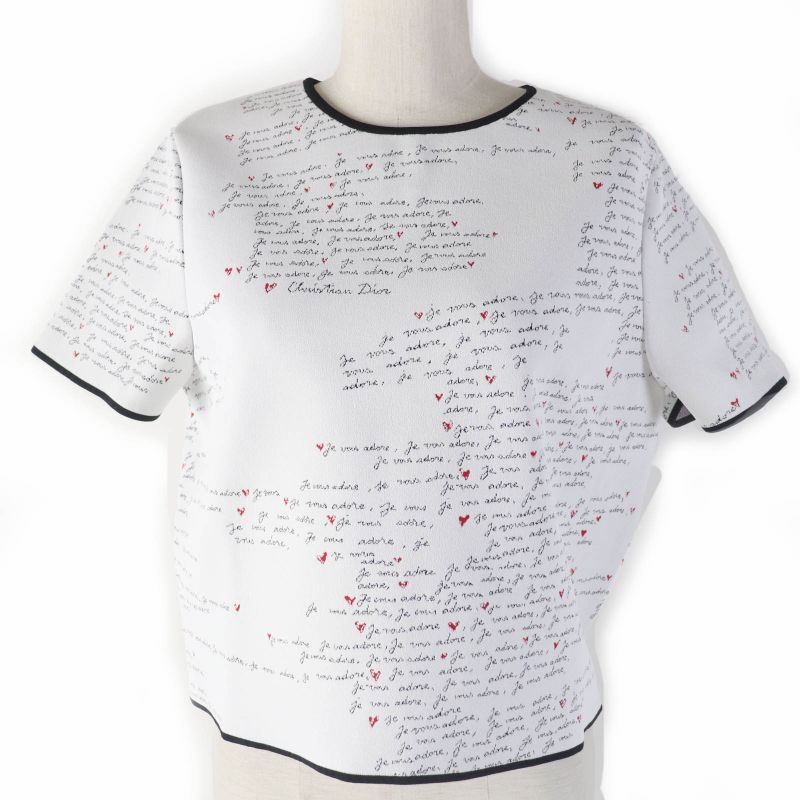 Christian DIOR 24AW 454s36am552 Je Vous Adore Technical DIORamour Embroidery
