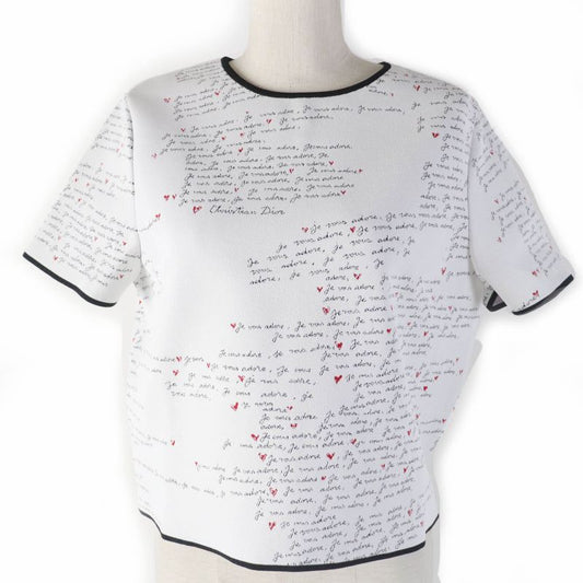 Christian DIOR 24AW 454s36am552 Je Vous Adore Technical DIORamour Embroidery