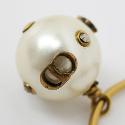 Dior Hoop Earrings Fake Pearl Women's Accessories - Accessories