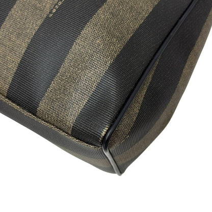 Fendi Shoulder Bag Pecan Black And Light Brown Leather