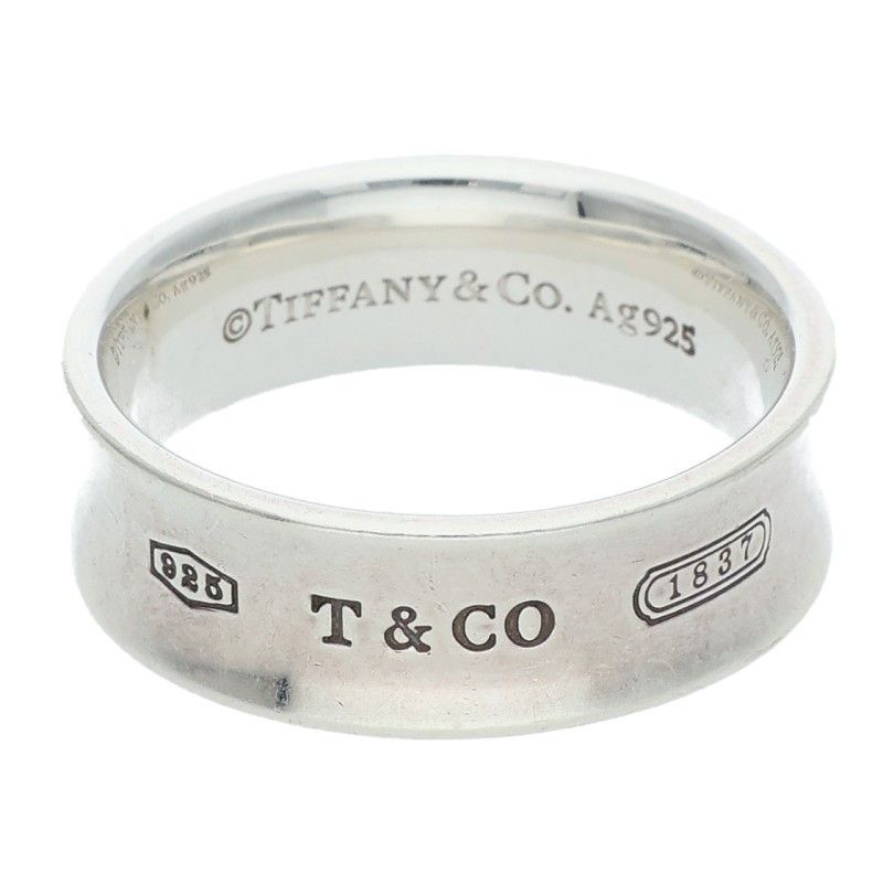 Tiffany & Co 1837 Silver Ring Men's Size 15