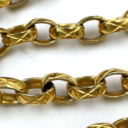 Chanel Coco Mark Serial No 2 Leather Black And White Chain Shoulder Bag Gold