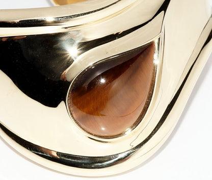 Tiffany & Co Bracelet Bangle 18K Yellow Gold Taiga - Iron (taiga - Eye) Elsa