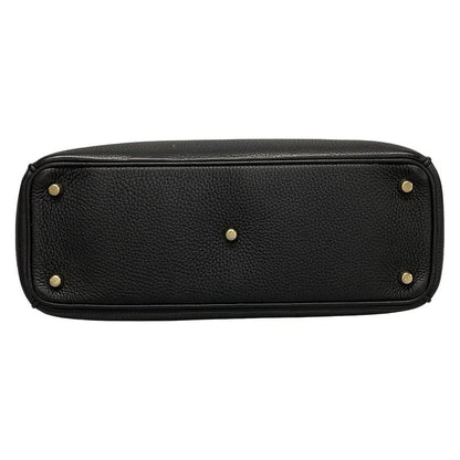 Dior/christian Dior Tote Bag Diorissimo Black Leather