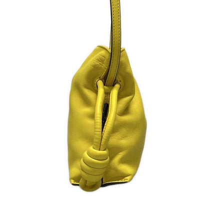 Loewe Shoulder Bag Flamenco Yellow Leather