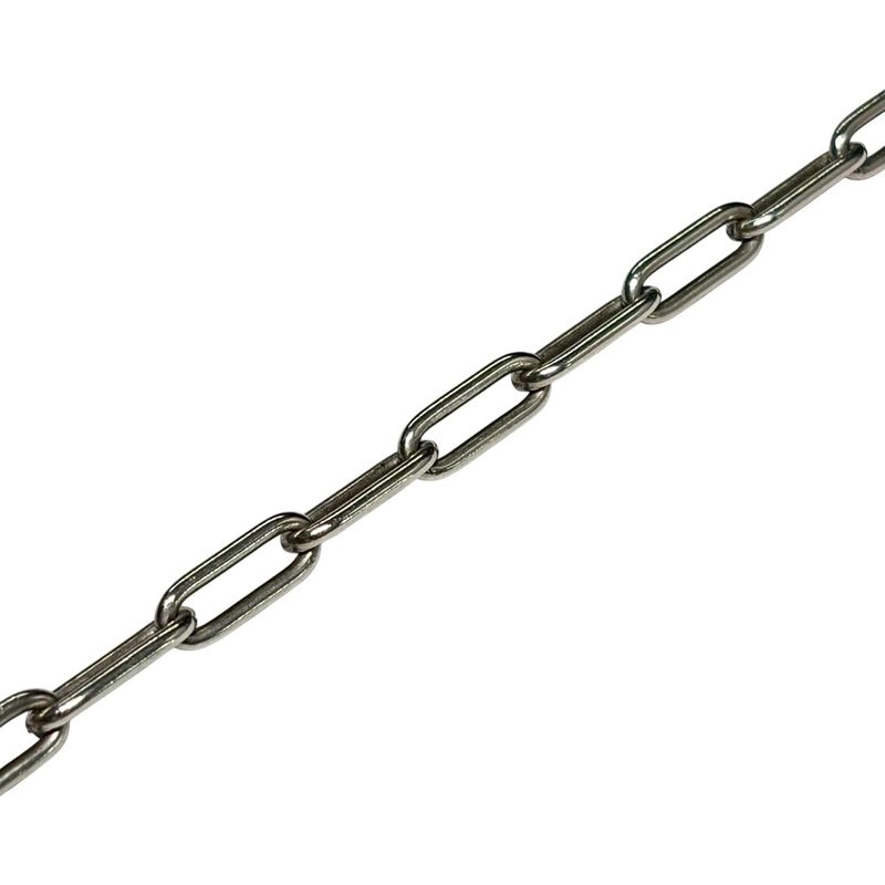 Hermes Chaine D'ancre Game Chain Necklace Chaine D'ancre Game Necklace Silver