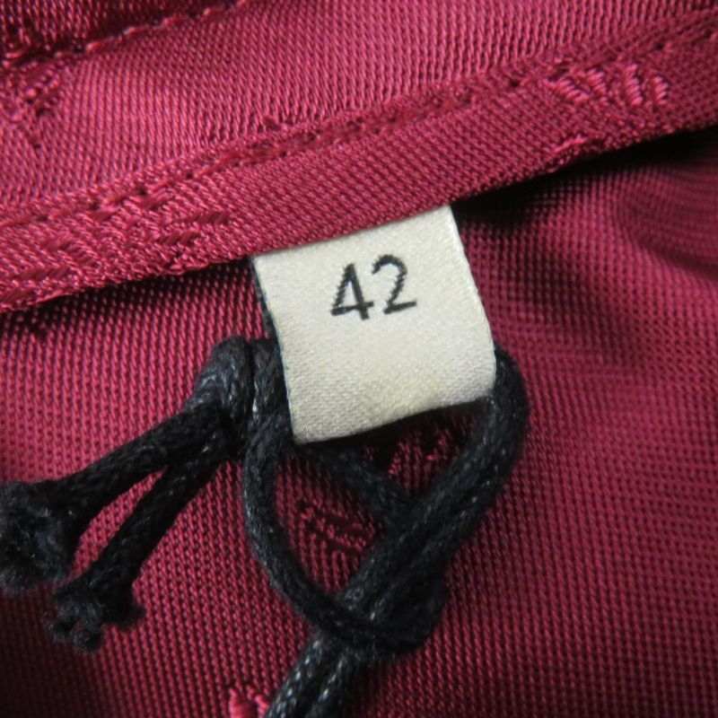 Gucci 691396 Tweed Shorts With Horseshoe Buttons Red Greenish 42 Made In Italy