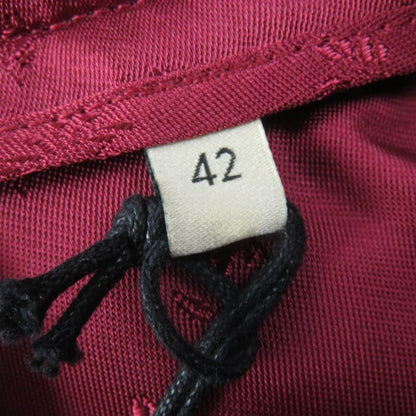 Gucci 691396 Tweed Shorts With Horseshoe Buttons Red Greenish 42 Made In Italy