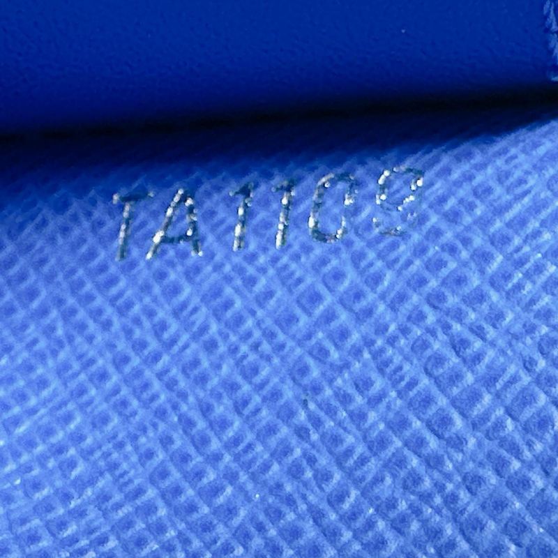 Louis Vuitton M63300 Eclipse Portefeuille Blazer Long Wallet Louis Vuitton Blue