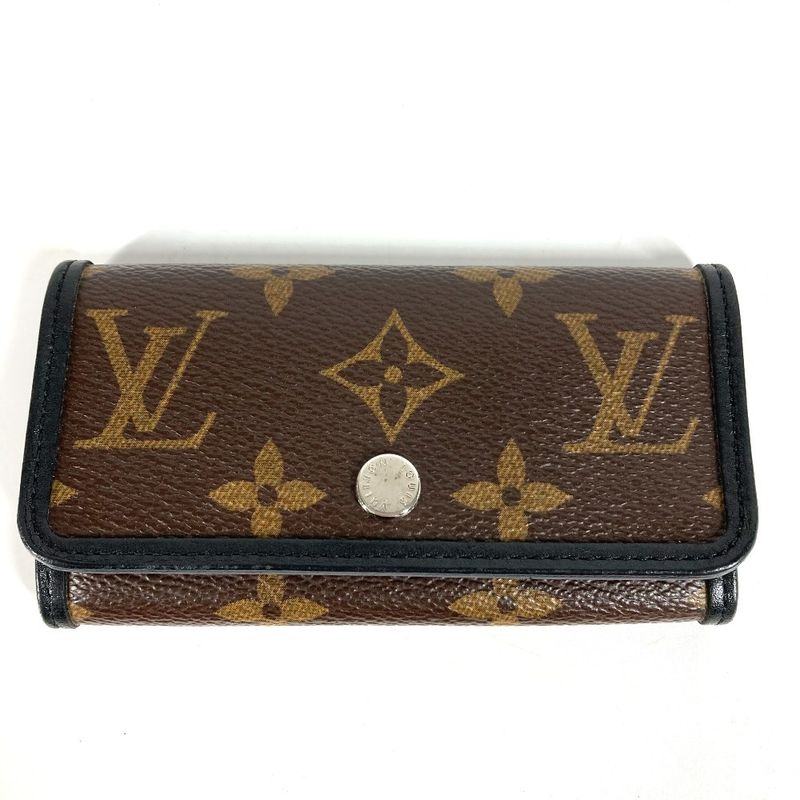 Louis Vuitton Key Case Multicles 6 M60165 Monogram Macassar Canvas Brown