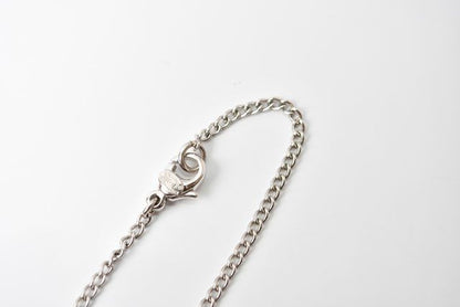 Chanel Necklace Pendant Chanel Coco Mark CC Perforated Silver A27967 230655