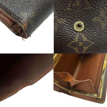 Louis Vuitton Portmonnaie Vieux Viennois Monogram Wallet with Clasp Ca1919