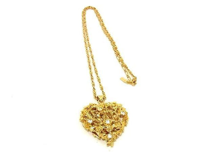 Yvessaint Laurent Yves Saint Laurent Vintage Heart Necklace Pendant