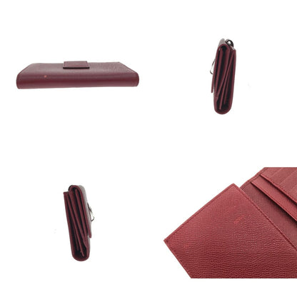 Bvlgari Bvlgari Long Wallet Logo Clip Ruby ​​red 33744
