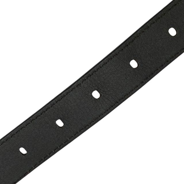 Louis Vuitton Mp021 Santure Belt Buckle Silver Leather Brown [size 90/36] Louis