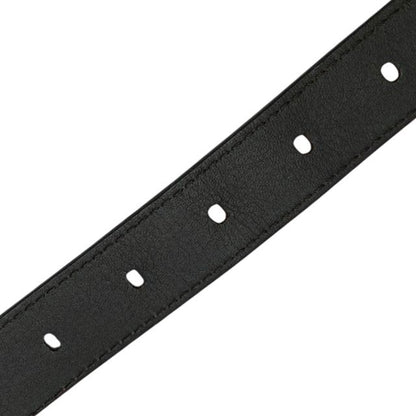 Louis Vuitton Mp021 Santure Belt Buckle Silver Leather Brown [size 90/36] Louis