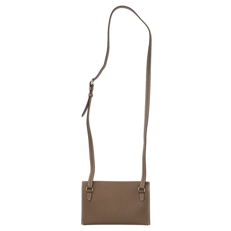 Hermes Nap Togo W Engraved Svhardware Long Wallet Men's