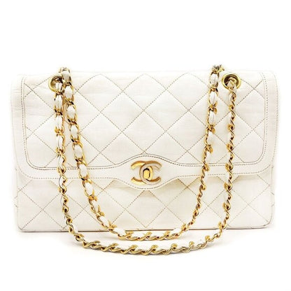 Chanel Chanel CC 24K Paris Limited Double Flap Bag Lambskin Quilted Chain